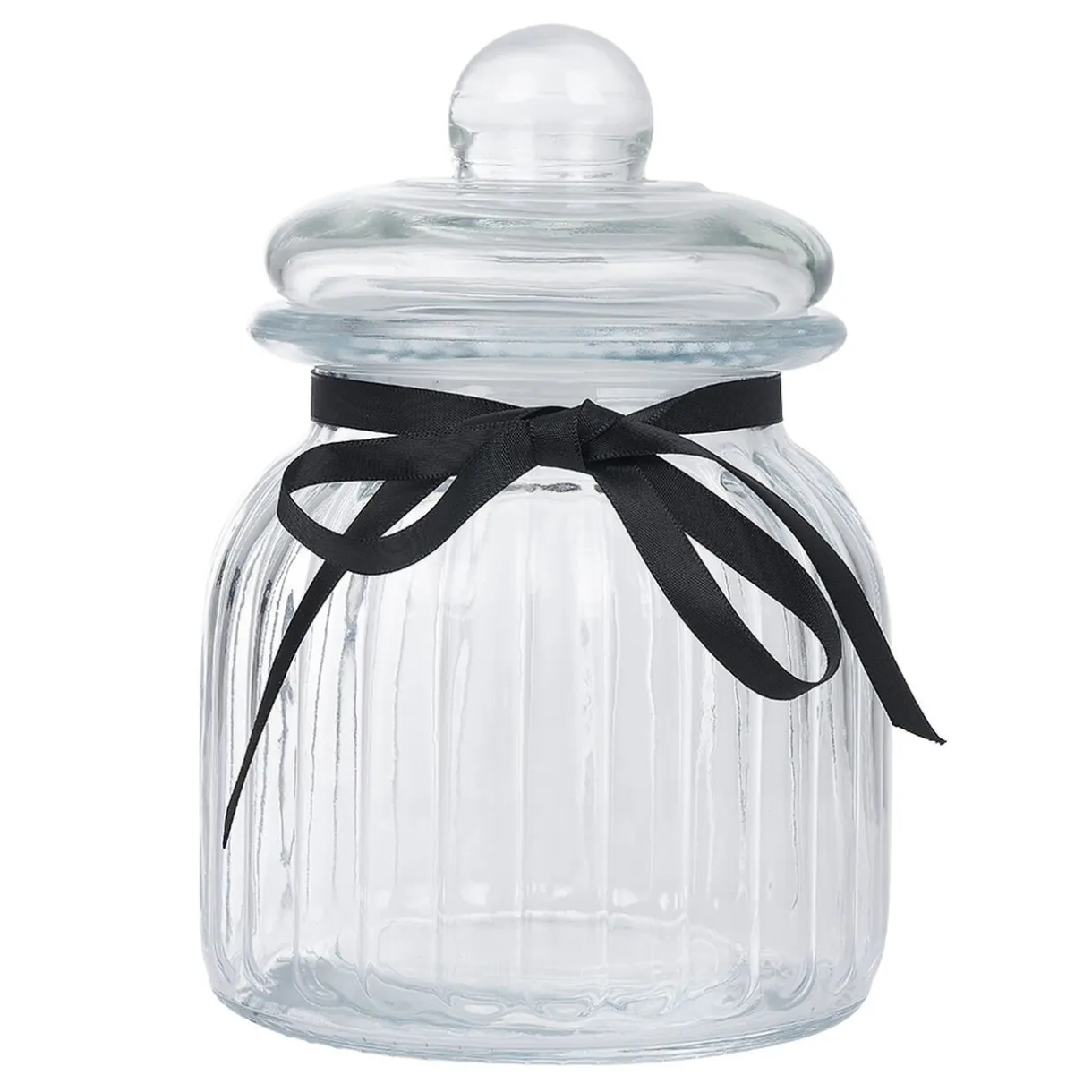 Bonbonnière en verre transparent 1,6L^Gifi Discount