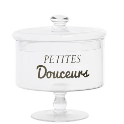 Bonbonnière sur pied transparente Petites douceurs^Gifi