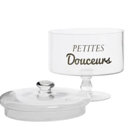 Bonbonnière sur pied transparente Petites douceurs^Gifi