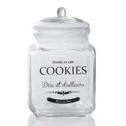 Bonbonnière transparente design cookies^Gifi Outlet