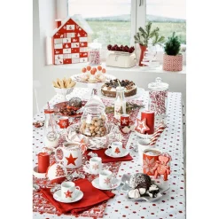 Bonbonnière transparente forme sapin^Gifi