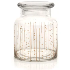 Bonbonnière transparente motifs cuivre^Gifi Hot