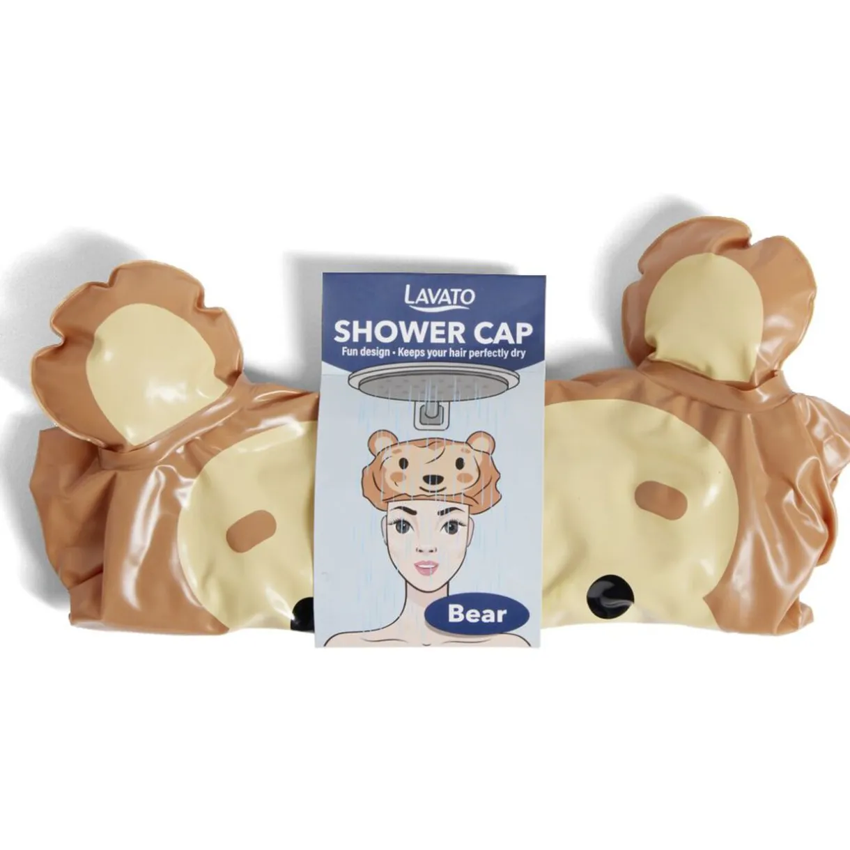 Outlet Gifi Bonnet de douche adulte thème animaux 2 modèles