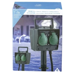 New Gifi Borne 4 prises à planter