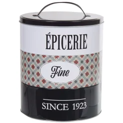 Rangement|Gifi Boîte à 3 compartiments carreaux de ciment noir et blanc