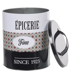 Rangement|Gifi Boîte à 3 compartiments carreaux de ciment noir et blanc