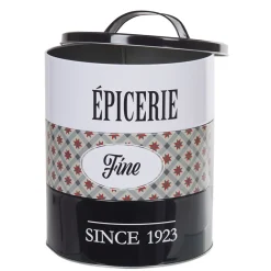 Rangement|Gifi Boîte à 3 compartiments carreaux de ciment noir et blanc