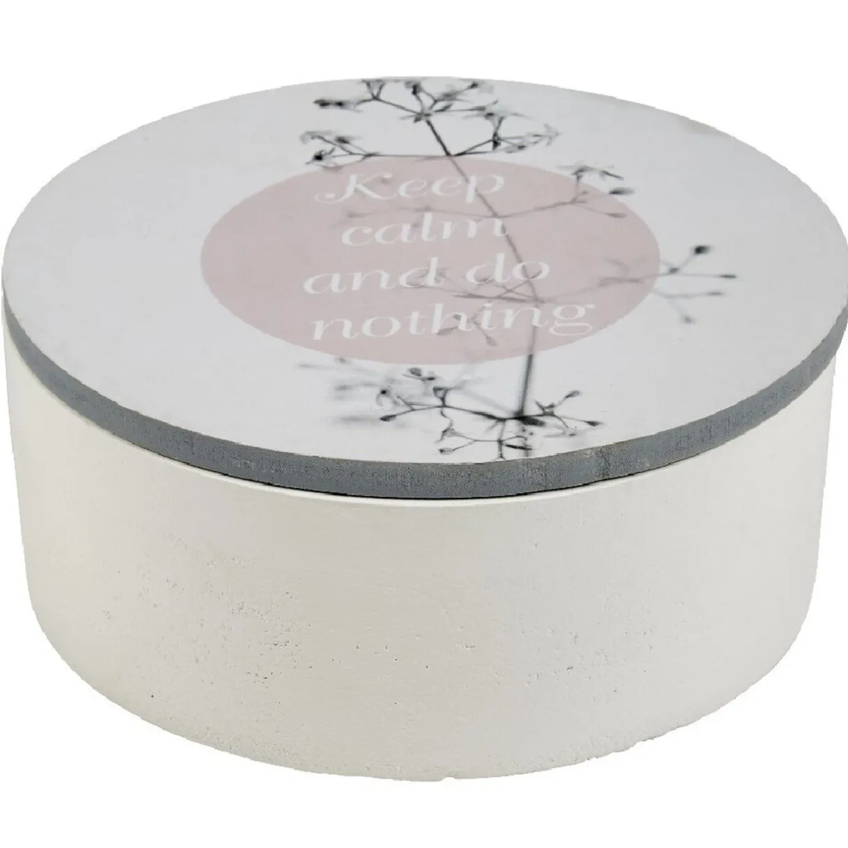 Rangement|Gifi Boîte à bijoux avec miroir rond intégré Ø13,5 cm