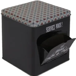 Boîte à biscuits carrée design 