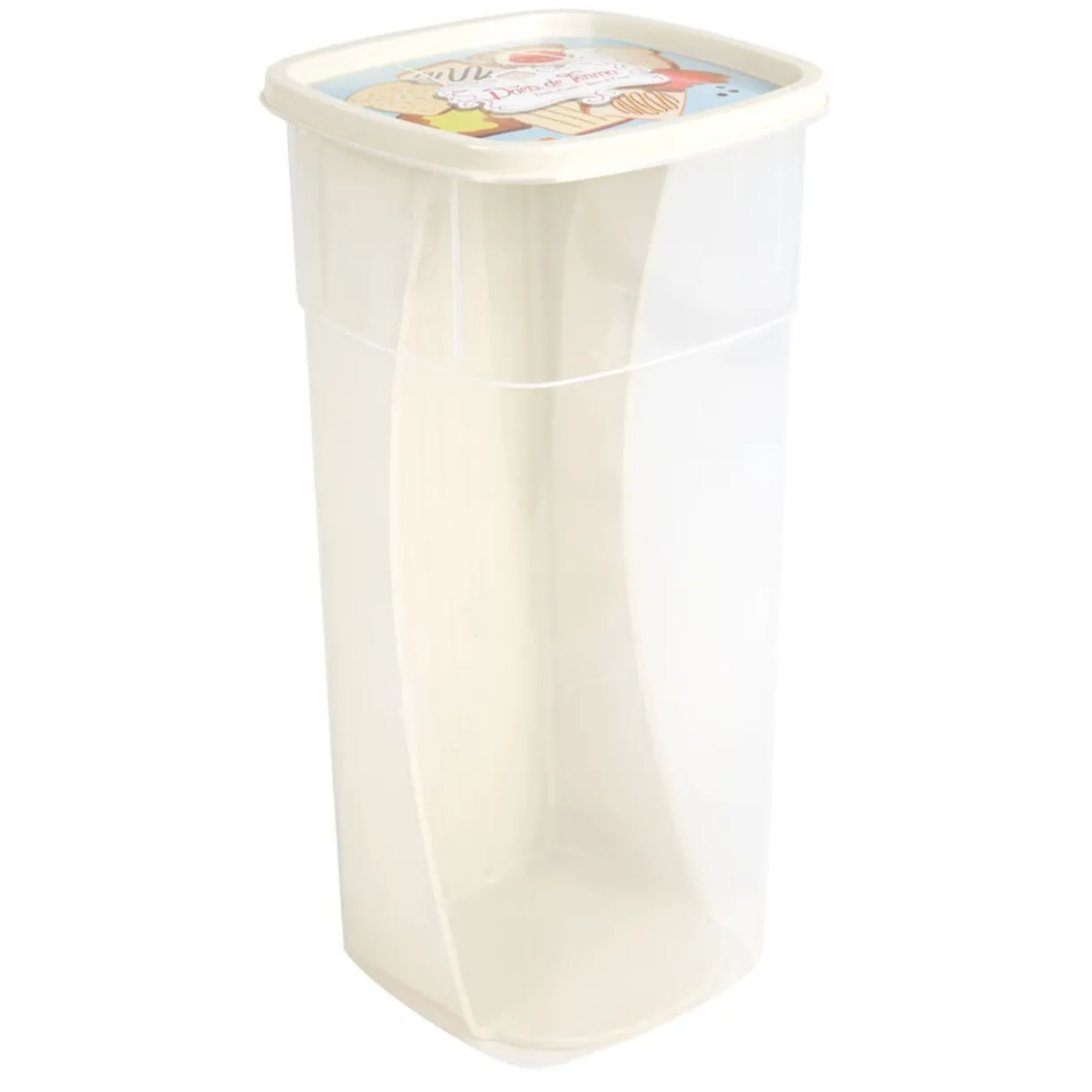 Boîte à brioches et pains de mie avec couvercle décoré^Gifi Sale