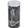 Boîte à café cylindrique design bistrot noir et blanc^Gifi Clearance