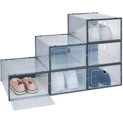 Rangement|Gifi Boîte à chaussures plastique transparent x2