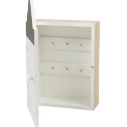 Rangement|Gifi Boîte à clé maison blanc et noir