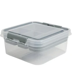 Rangement|Gifi Boîte à compartiments 2 niveaux de rangement 26x25xH11cm