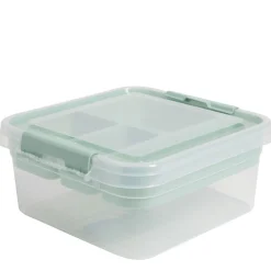 Rangement|Gifi Boîte à compartiments 2 niveaux de rangement 26x25xH11cm