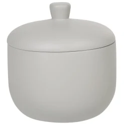 Nettoyage Et Entretien|Gifi Boîte à coton grise clair