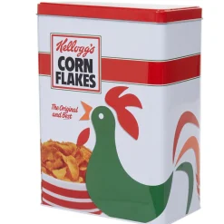 Boîte à céréales en métal Kellogg's Corn flakes motif coq^Gifi Sale