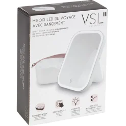 Discount Gifi Boîte à maquillage à led avec miroir