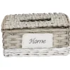 Rangement|Gifi Boîte à mouchoirs tressé blanc et naturel HOME