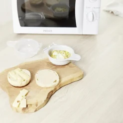 Boîte à oeuf pour cuisson micro-ondes 17,5x11,5cm^Gifi Outlet