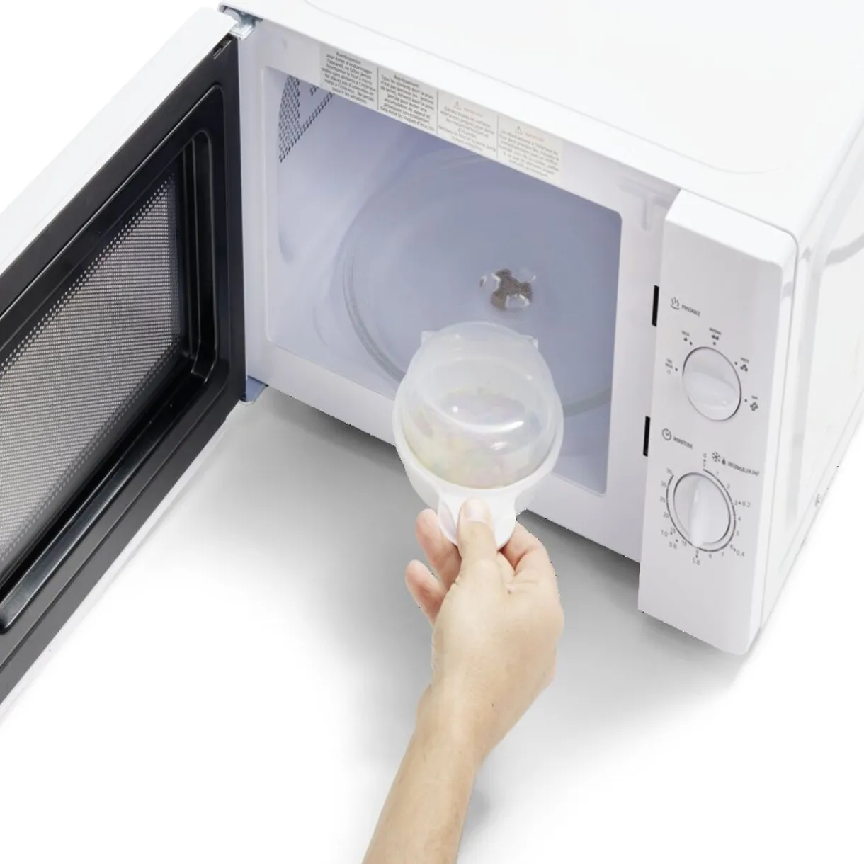 Boîte à oeuf pour cuisson micro-ondes 17,5x11,5cm^Gifi Outlet