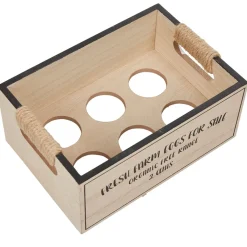 Boîte à oeufs en bois^Gifi