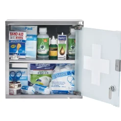 Clearance Gifi Boîte à pharmacie avec porte en verre verrouillable