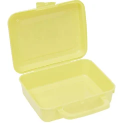 Boîte à sandwich rectangulaire avec anse plastique vert 16x20xH7cm^Gifi Online