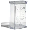Boîte à sucre 500g plastique transparent 11,5x9xH19cm^Gifi Hot