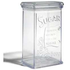 Boîte à sucre 500g plastique transparent 11,5x9xH19cm^Gifi Hot