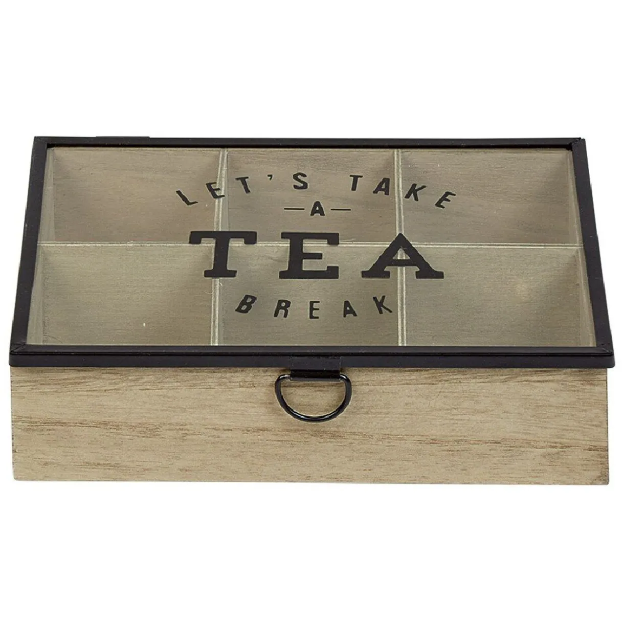 Boîte à thé 6 compartiments Tea break^Gifi Best