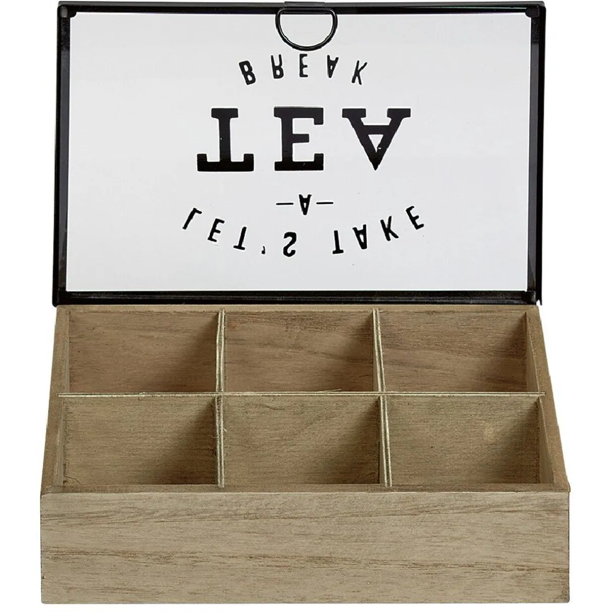 Boîte à thé 6 compartiments Tea break^Gifi Best