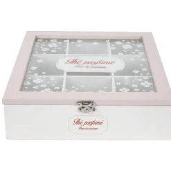 Boîte à thé motif fleur de cerisier^Gifi New