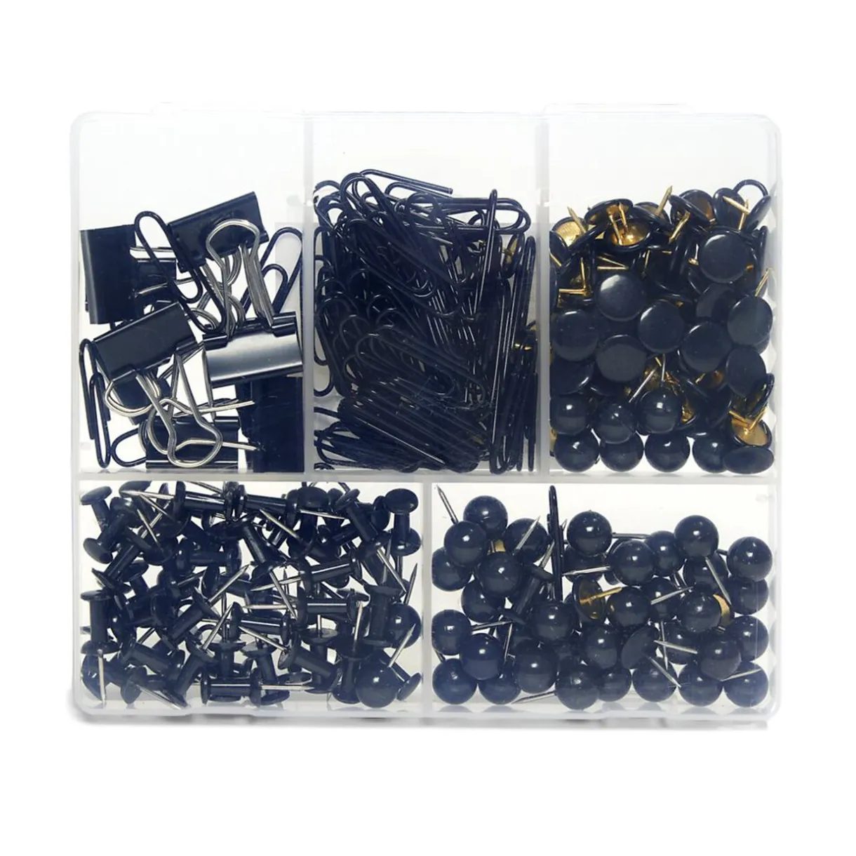 Online Gifi Boîte accessoires de bureau trombones, pinces et punaises