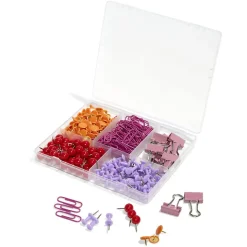 Online Gifi Boîte accessoires de bureau trombones, pinces et punaises