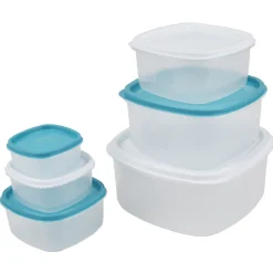 Boîte alimentaire carrée empilable x6^Gifi Clearance