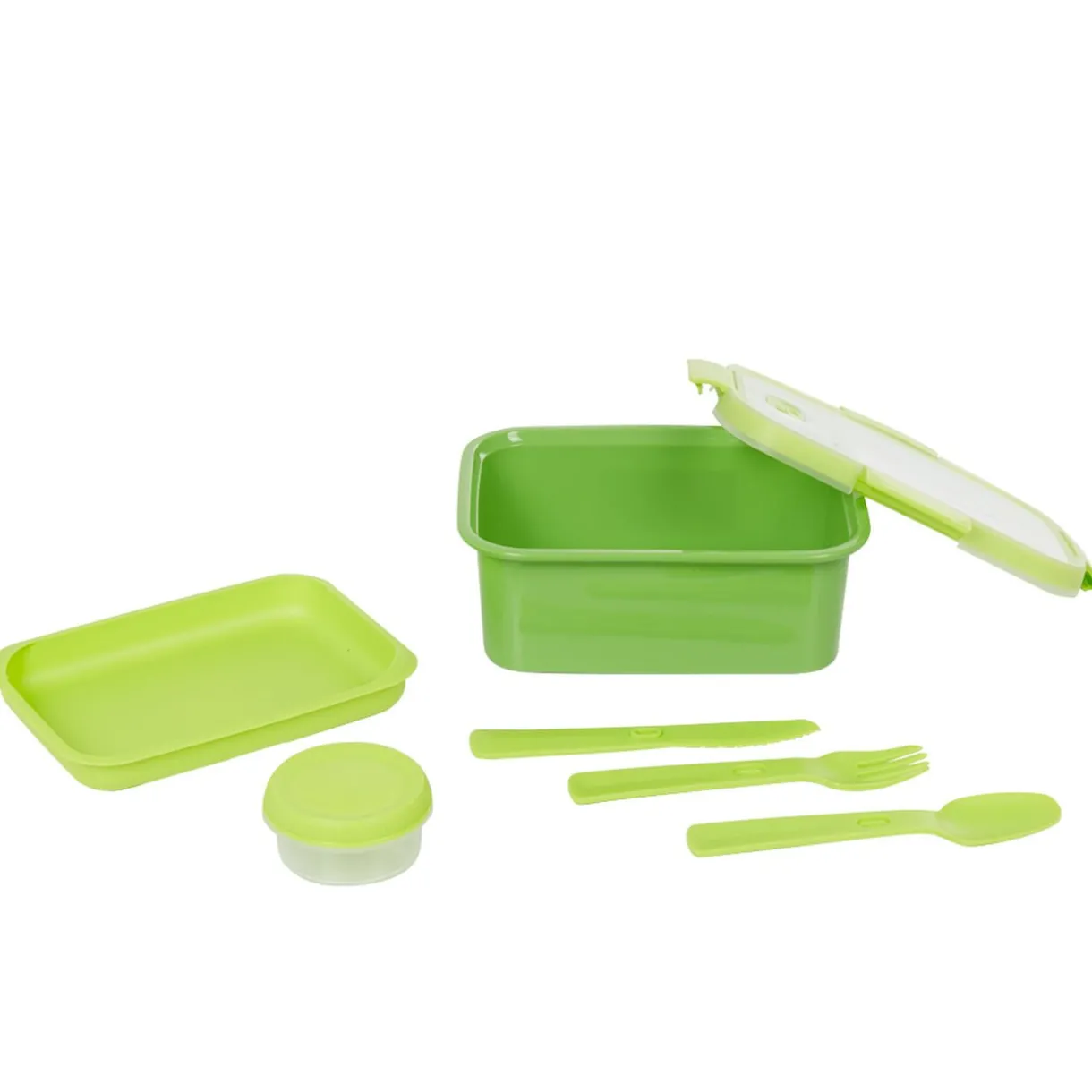 Boîte alimentaire curver rectangulaire verte 1,2 L^Gifi Outlet
