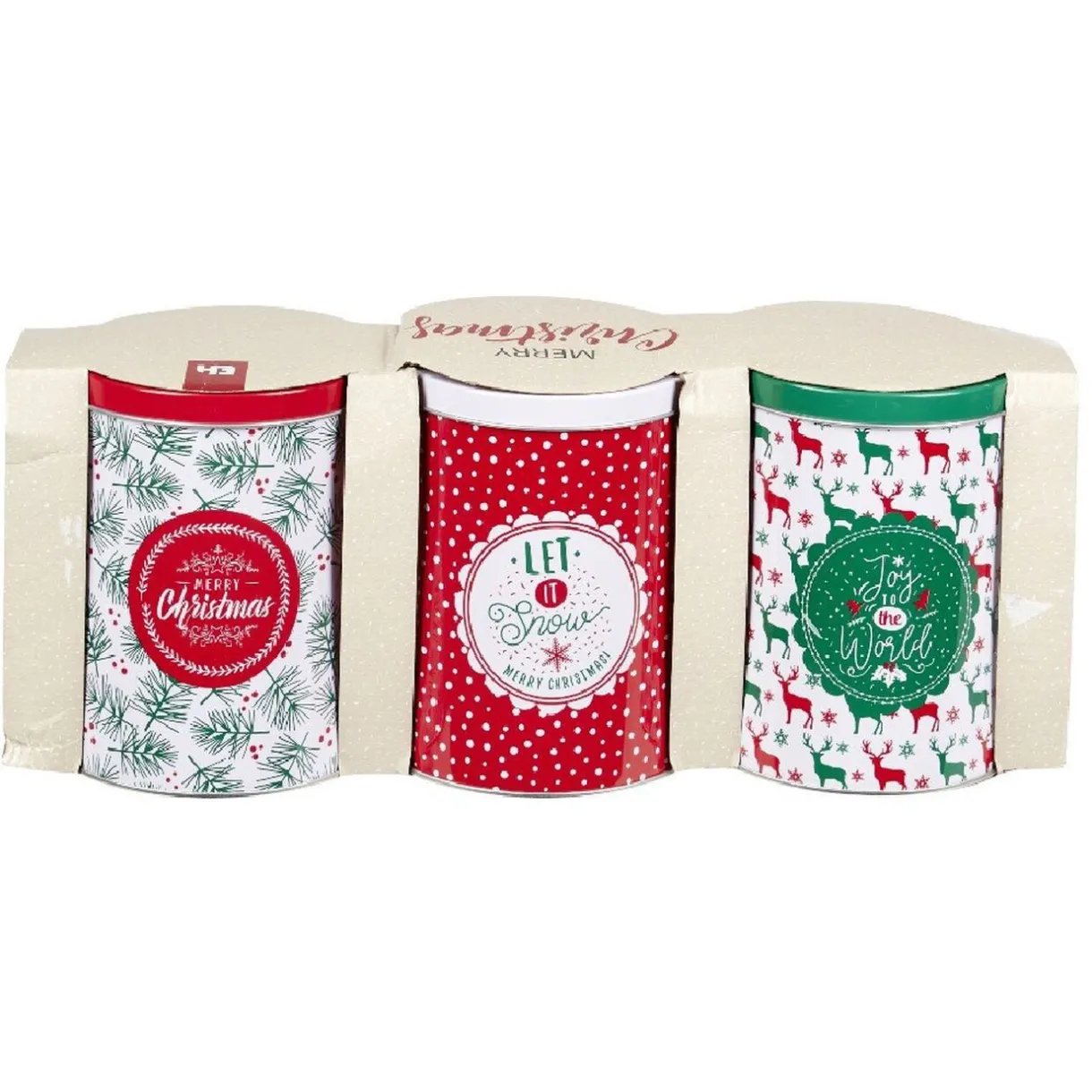 Boîte alimentaire design Noël métal x3^Gifi Sale