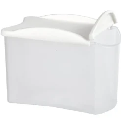 Boîte alimentaire empilable transparente et blanche 0,8 L^Gifi New