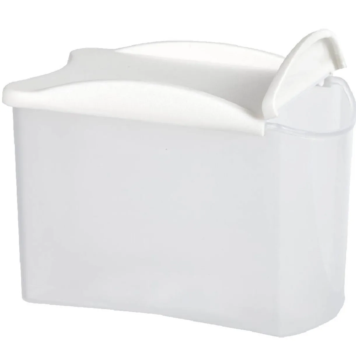 Boîte alimentaire empilable transparente et blanche 0,8 L^Gifi New