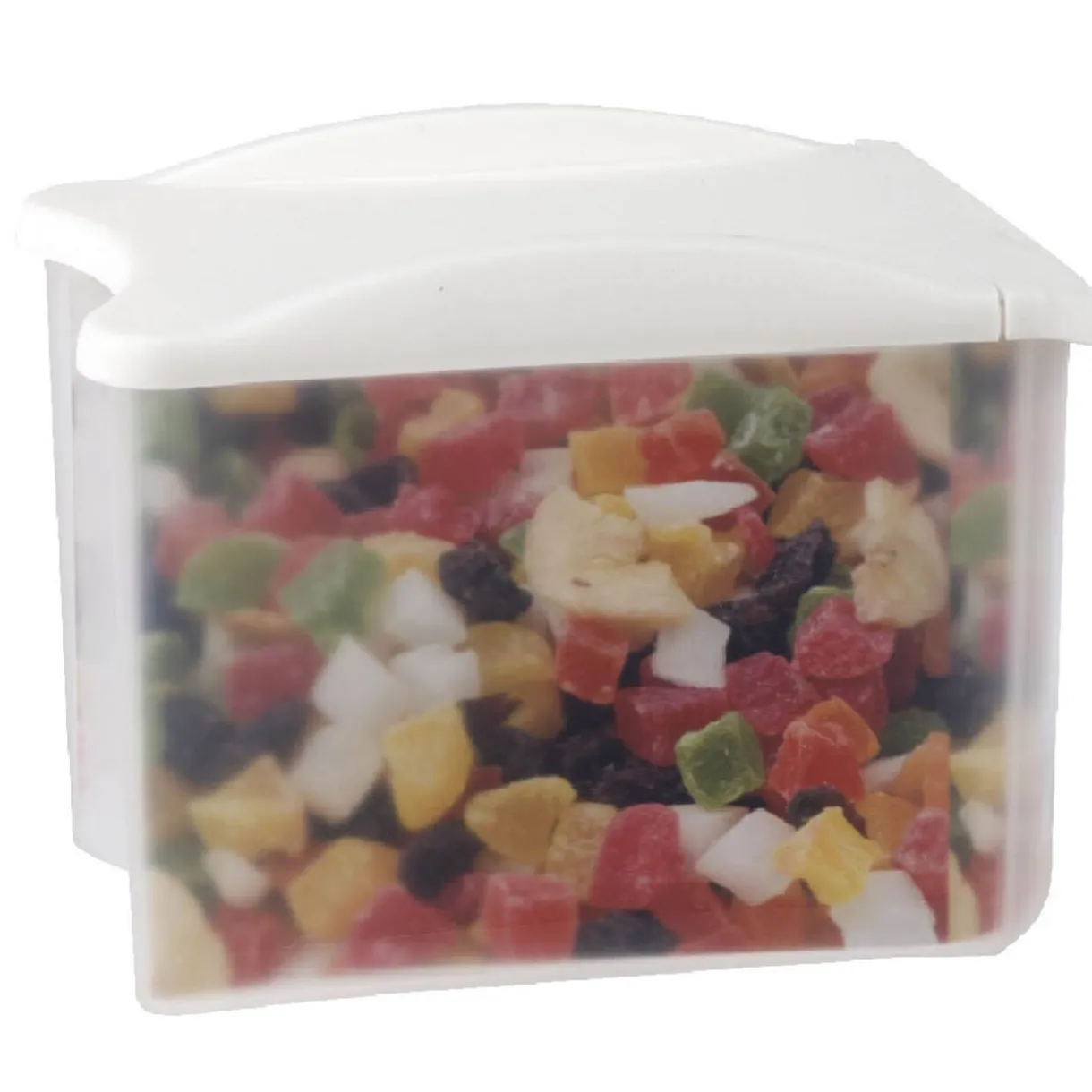 Boîte alimentaire empilable transparente et blanche 0,8 L^Gifi New