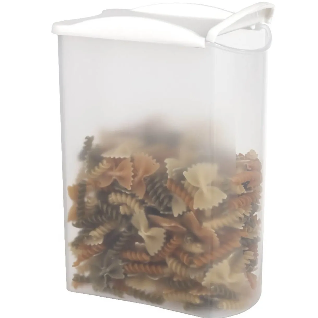 Boîte alimentaire empilable transparente et blanche 1,7 L^Gifi Online