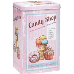 Boîte alimentaire en métal inscription thème cuisine^Gifi Clearance