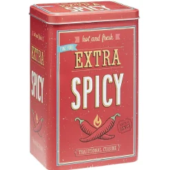 Boîte alimentaire en métal inscription thème cuisine^Gifi Clearance