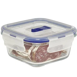 Boîte alimentaire en verre trempé transparent x3^Gifi Clearance