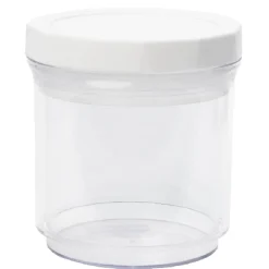 Boîte alimentaire extensible transparente couvercle blanc^Gifi