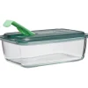 Boîte alimentaire Luminarc verre Esay Box transparent et vert 122 cl^Gifi Sale