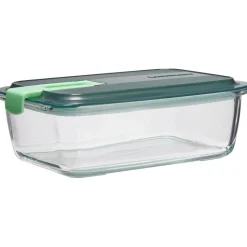 Boîte alimentaire Luminarc verre Esay Box transparent et vert 122 cl^Gifi Sale