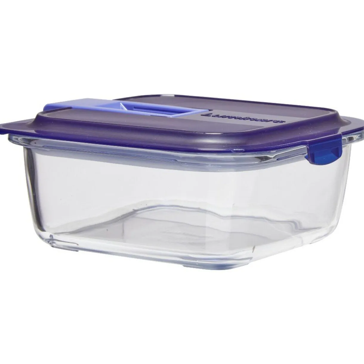 Boîte alimentaire Luminarc verre Easy Box transparent et vert 76 cl^Gifi Discount