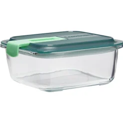 Boîte alimentaire Luminarc verre Esay Box transparent et vert 76 cl^Gifi Outlet